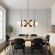 Geometric Modern Chandelier | Sculptural Design & LED Light 5