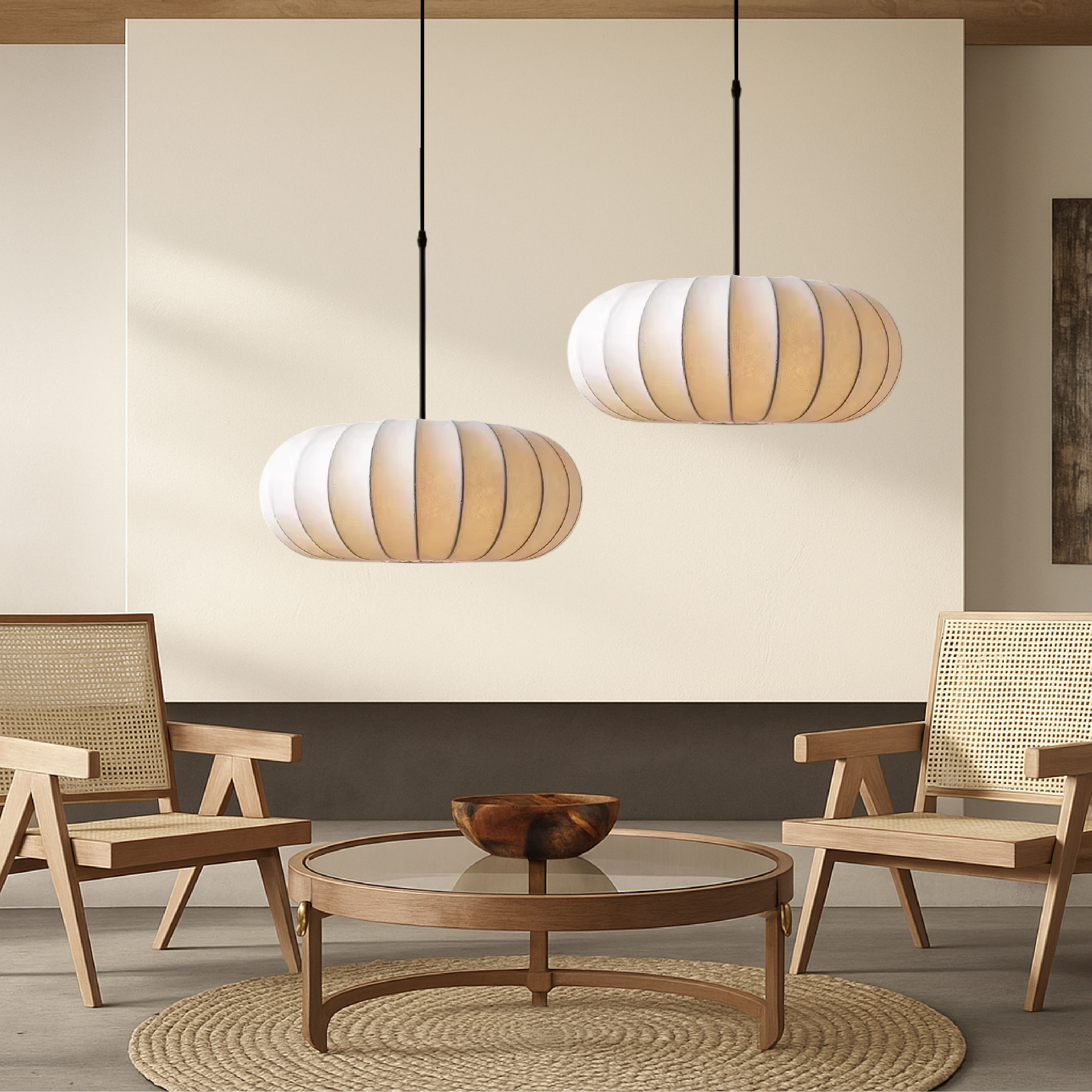 Handcrafted Silk Pendant Light | Modern Kitchen Pendant Lighting 3
