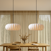 Handcrafted Silk Pendant Light | Modern Kitchen Pendant Lighting 5