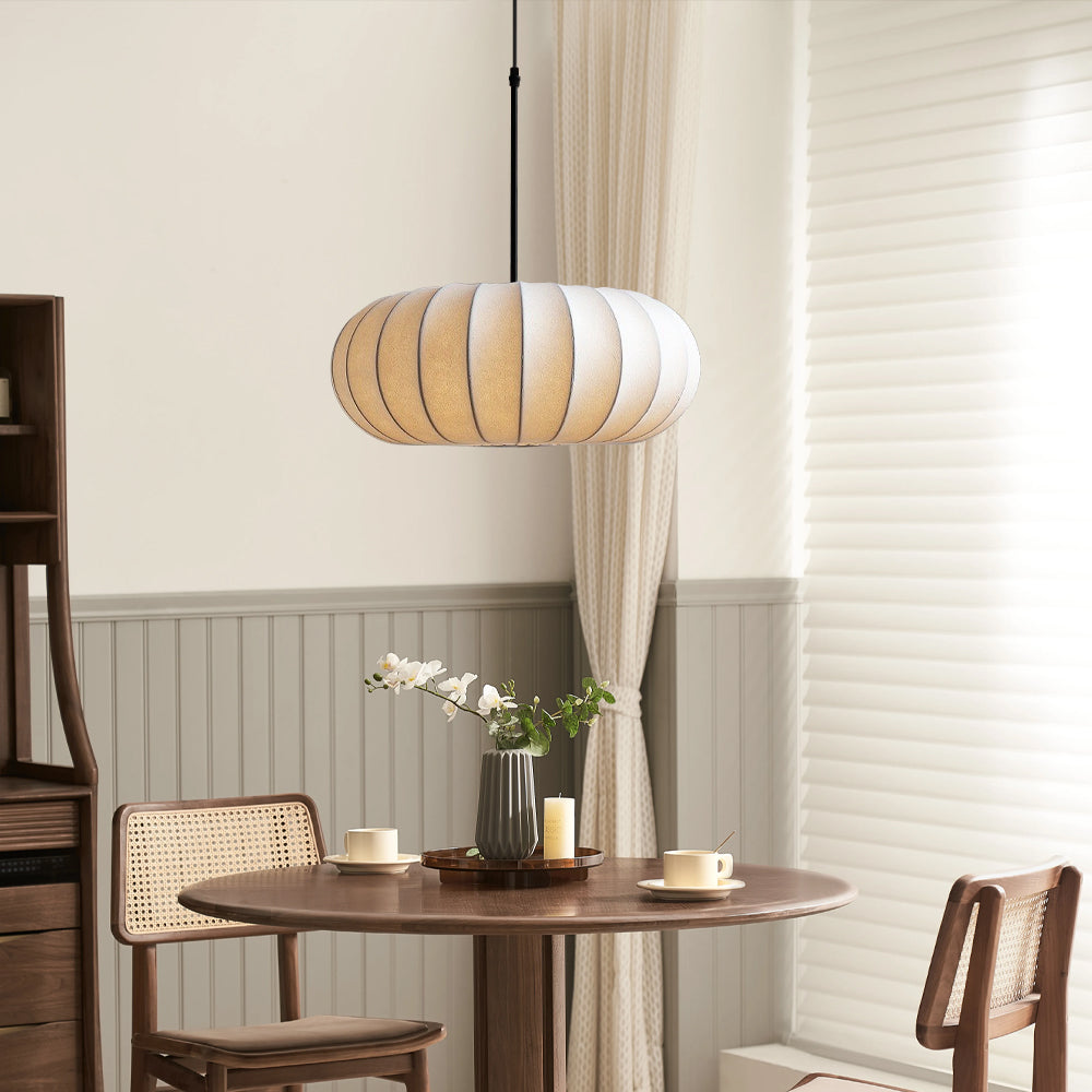 Handcrafted Silk Pendant Light | Modern Kitchen Pendant Lighting 8