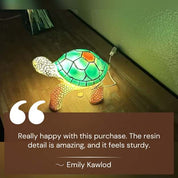 Handcrafted Vintage Table Lamp | Stained Glass Bedside Lamps 4