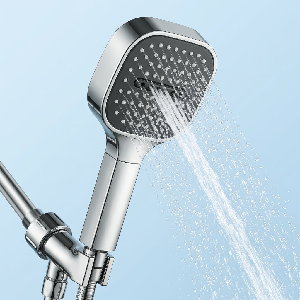 High-Pressure Shower Head Turbo Boost Filtration System