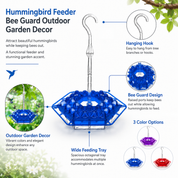 Hummingbird Feeder Wide Opening Outdoor Hanging Decor