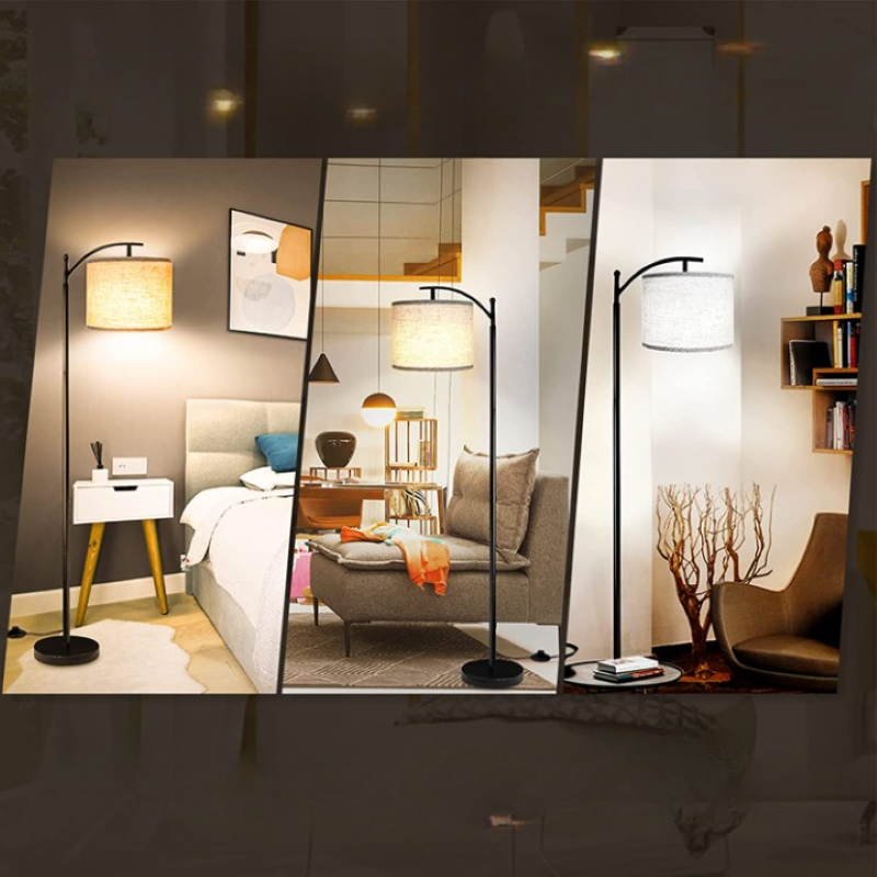 Industrial Floor Lamp | 3 Color Temperatures LED & Energy Efficient 3