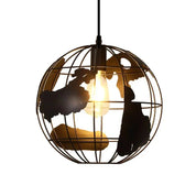 Industrial Retro Chandelier | Vintage Metal Pendant Light 3