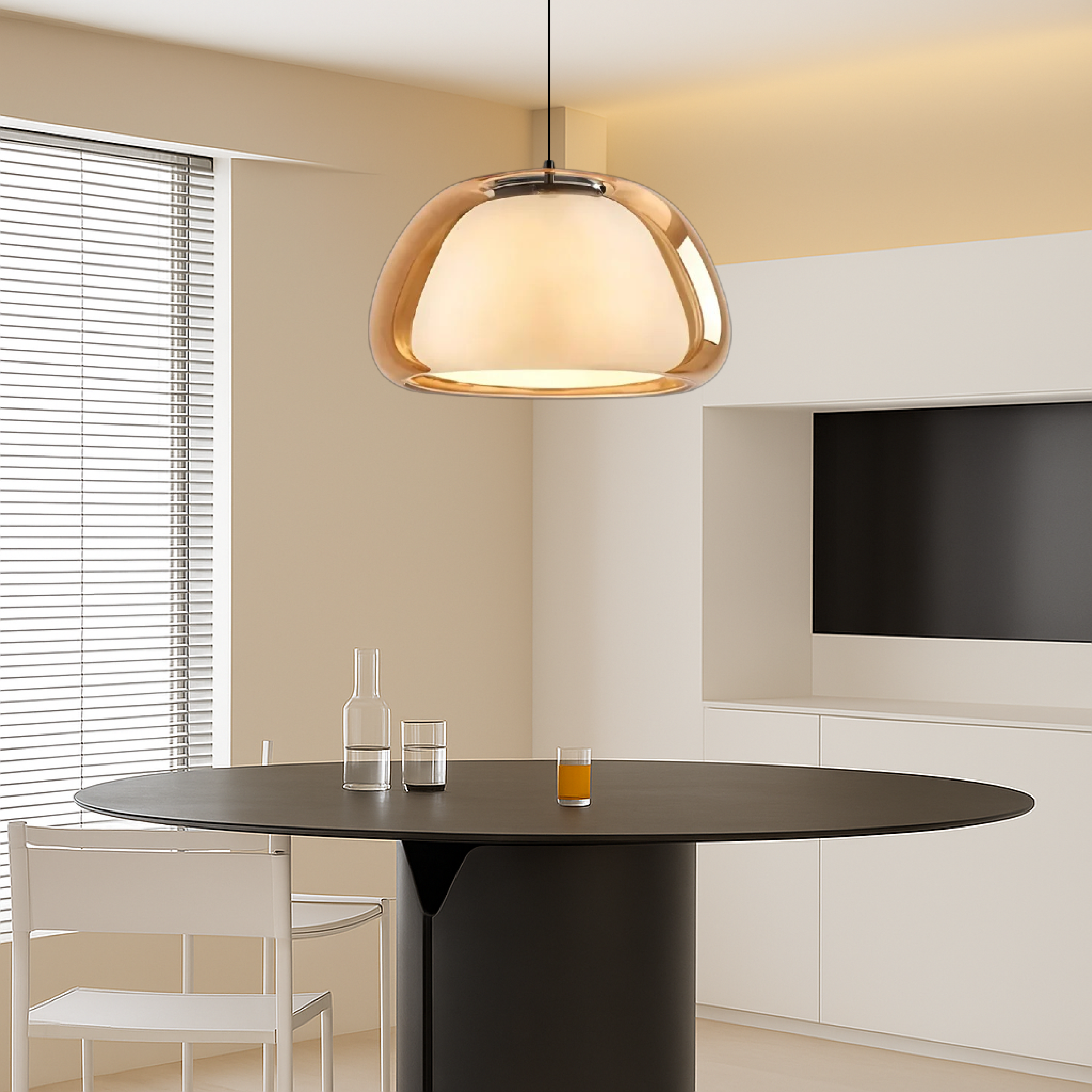 Liam | Elegant Glass Pendant Lighting Fixture 7
