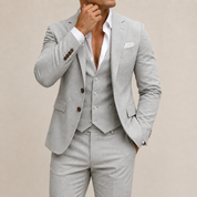 Men's Summer Suit Soft Linen | Tailored Fit