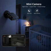 Mini Camera Night Vision Looped Video Compact Design
