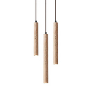Minimalist LED Chandelier | Travertine Design & Energy Efficient 3