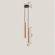 Minimalist LED Chandelier | Travertine Design & Energy Efficient 4
