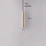 Minimalist LED Chandelier | Travertine Design & Energy Efficient 5