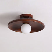 Minimalist Wood Ceiling Light | Flush Mount Fixture for Hallway & Living Room 1