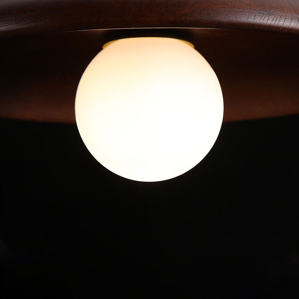 Minimalist Wood Ceiling Light | Flush Mount Fixture for Hallway & Living Room 5