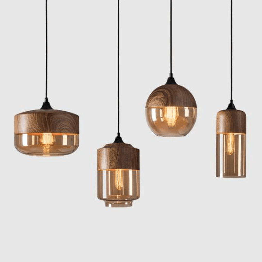 Minimalist Wooden Ceiling Light | Scandinavian Design & Cozy Glow 1