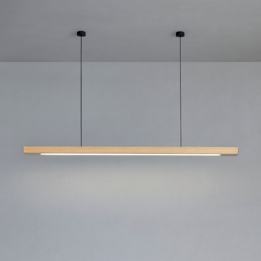 Minimalist Wooden Pendant Light | Kitchen Pendant Lighting & Adjustable Design 11