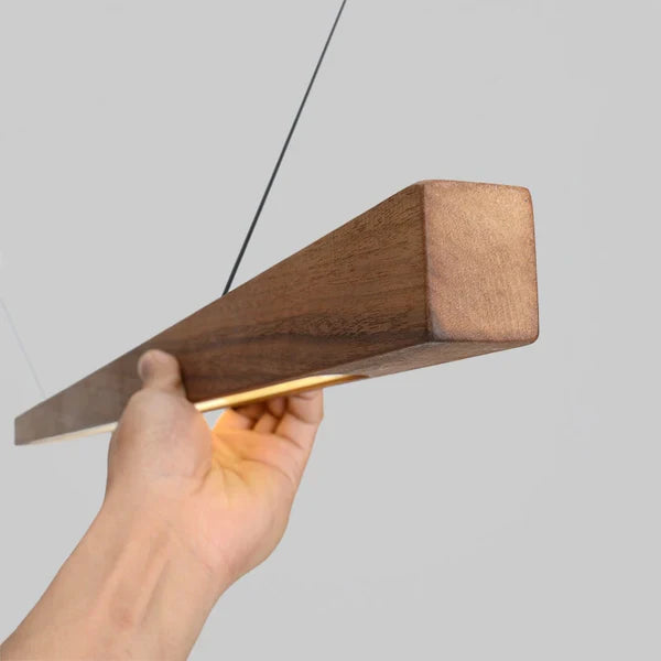 Minimalist Wooden Pendant Light | Kitchen Pendant Lighting & Adjustable Design 4