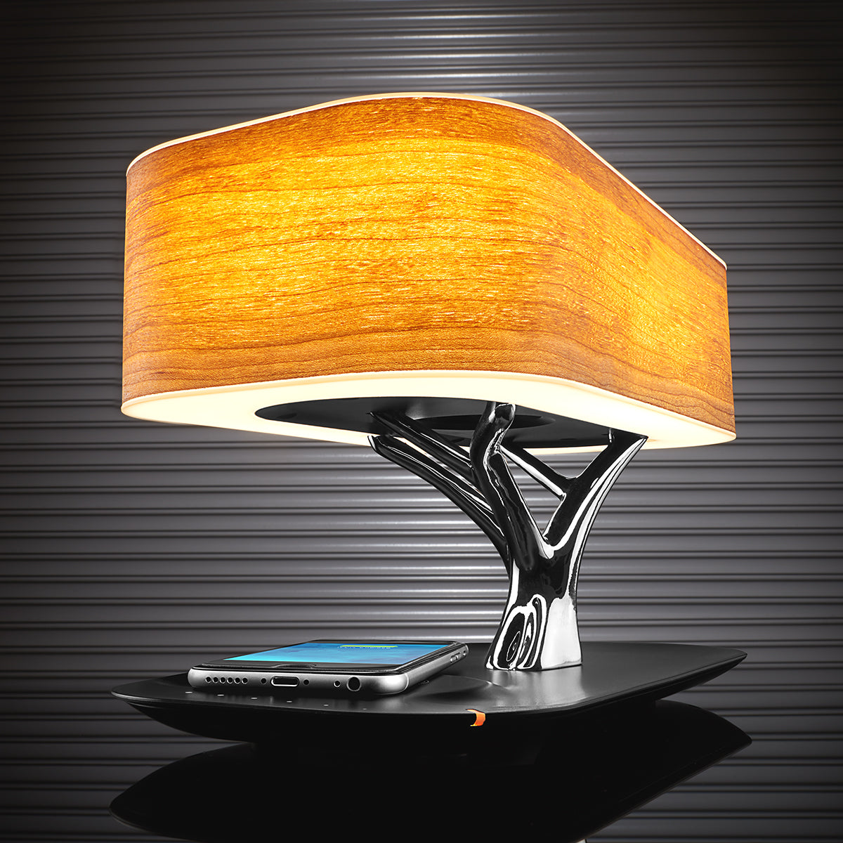 Modern Bonsai Speaker Lamp | Wireless Charging & Bluetooth 0