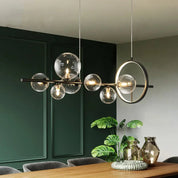 Modern Bubble Chandelier | Clear Glass Design & LED Illumination 1