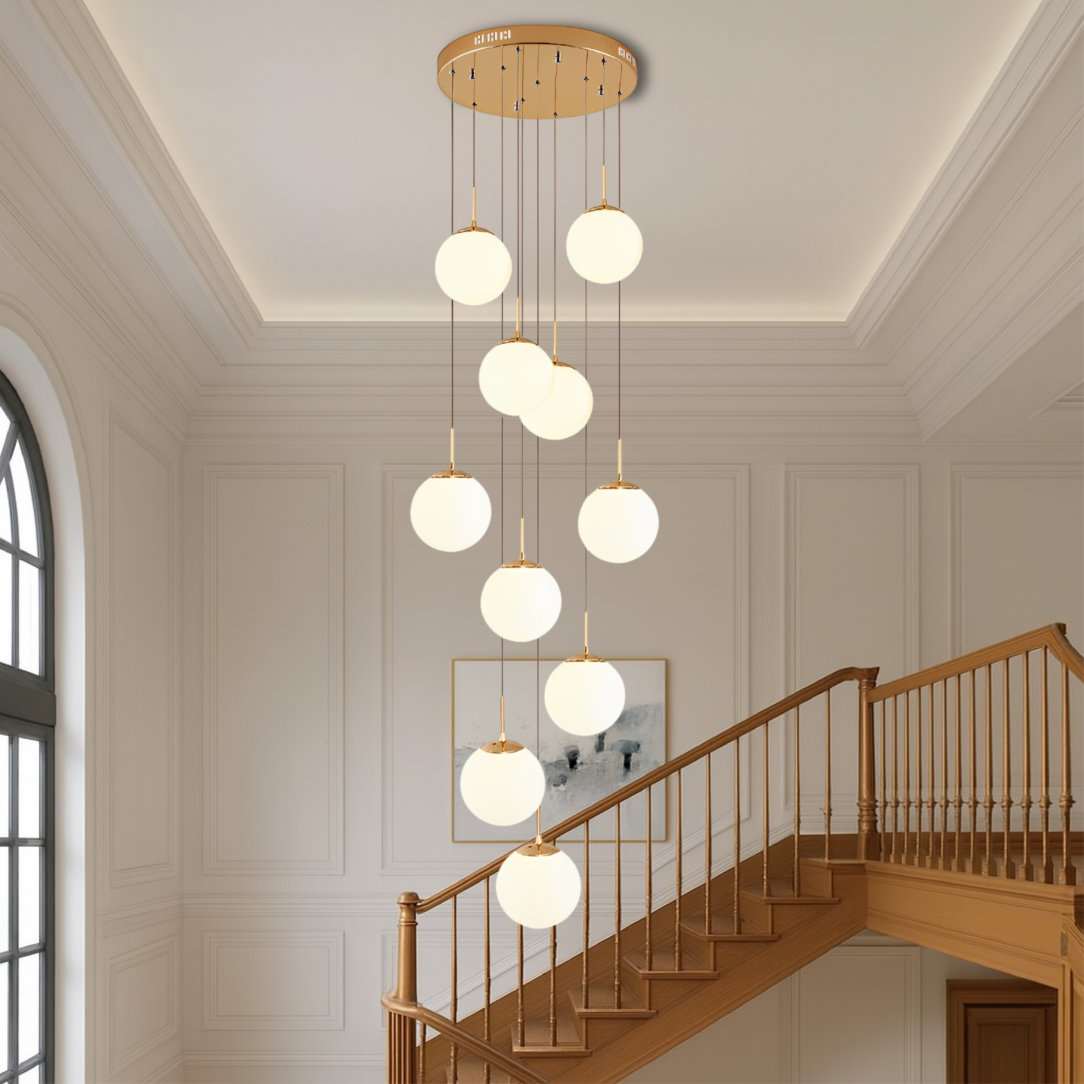Modern Glass Globe Chandelier | Nordic Minimalist Design & LED Lighting 0
