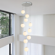 Modern Glass Globe Chandelier | Nordic Minimalist Design & LED Lighting 4