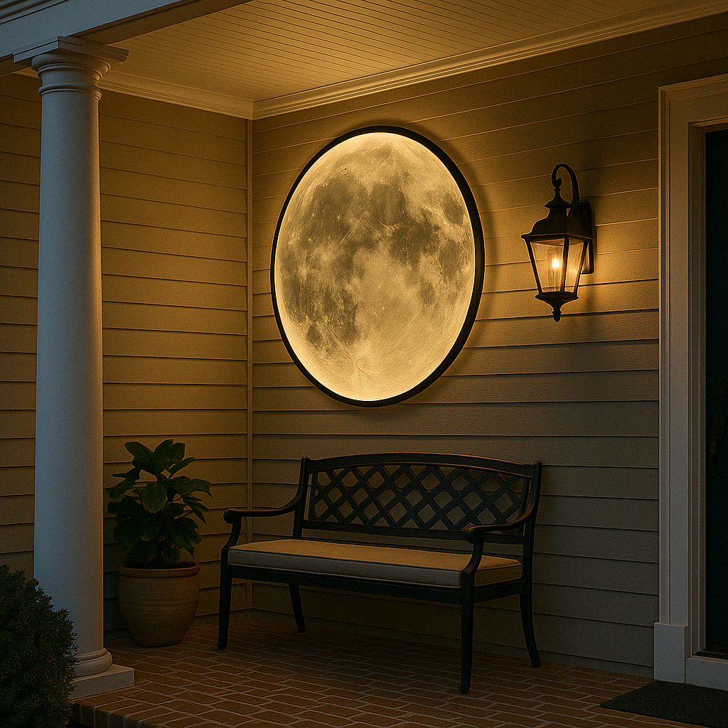 Modern LED Wall Lamp | Moon Design & Ambient Light 3