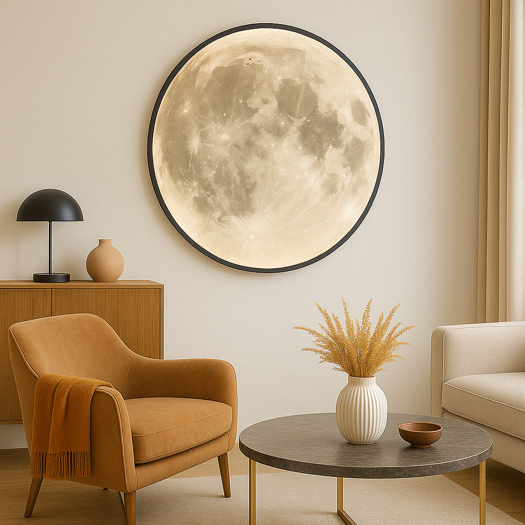 Modern LED Wall Lamp | Moon Design & Ambient Light 4