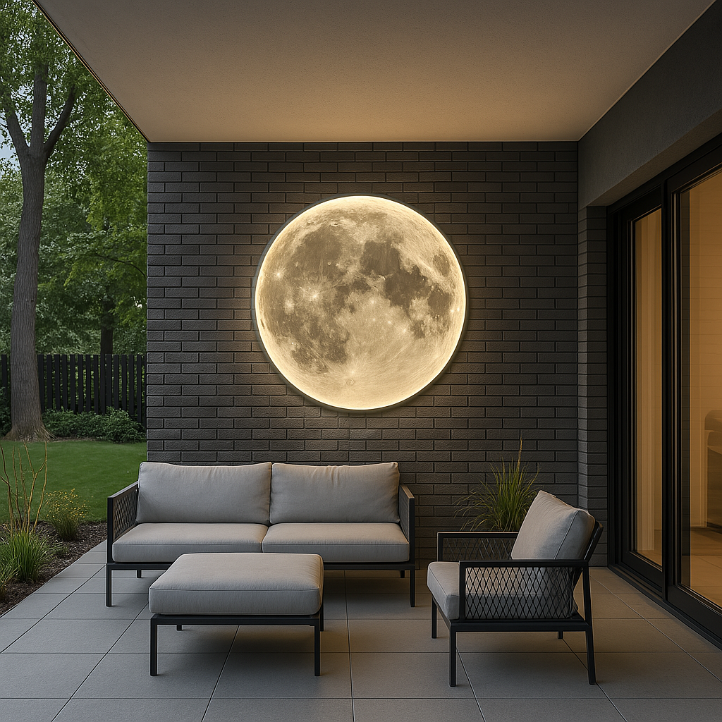 Modern LED Wall Lamp | Moon Design & Ambient Light 5