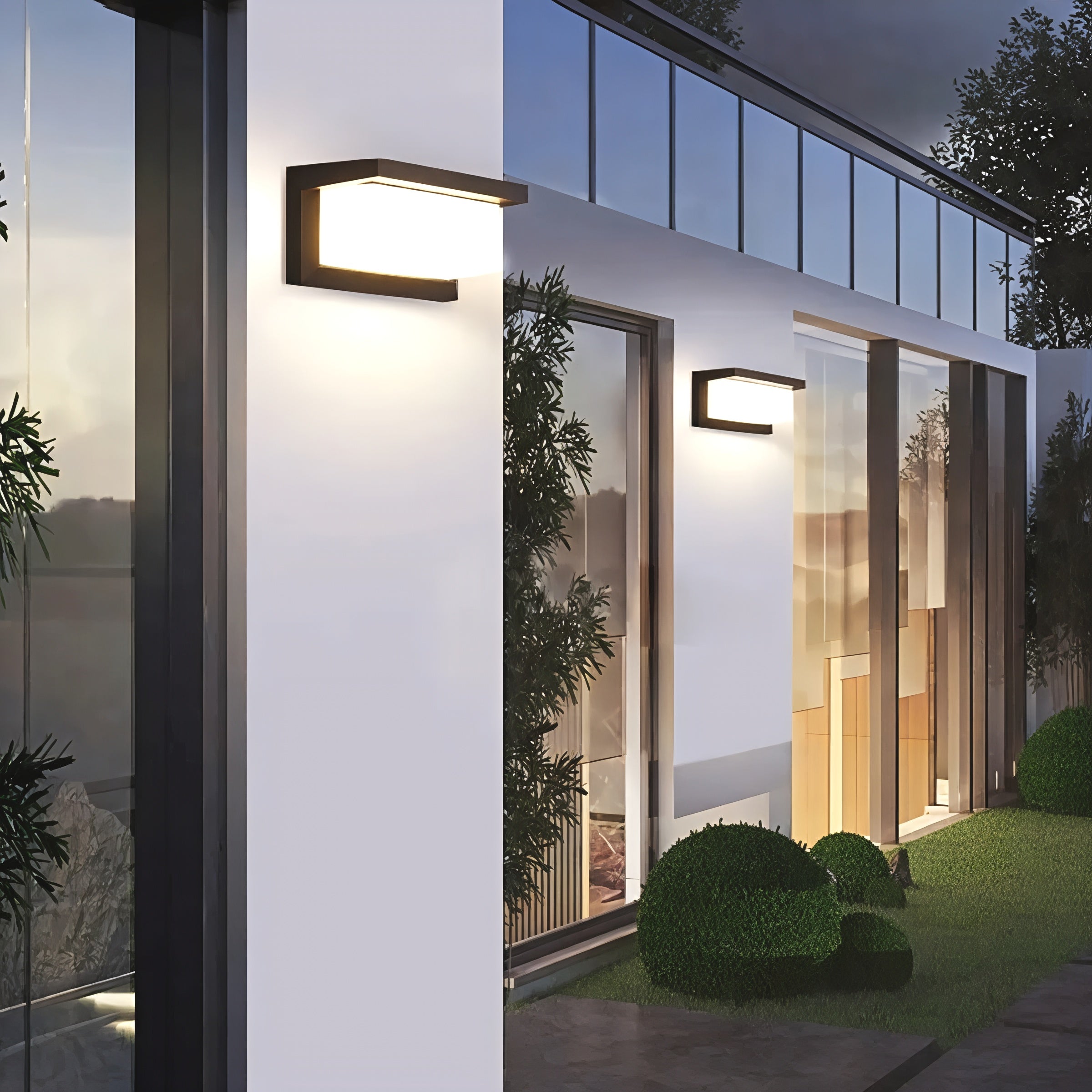 Modern Weatherproof Outdoor Light | Motion Sensor LED Wall Lamp 0
