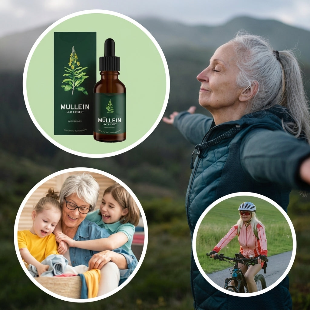 Mullein Extract Lung Health Natural Supplement