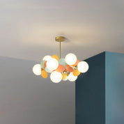 Nature-Inspired Chandelier Light | Vibrant Flower Branch Design 12