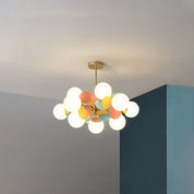 Nature-Inspired Chandelier Light | Vibrant Flower Branch Design 16