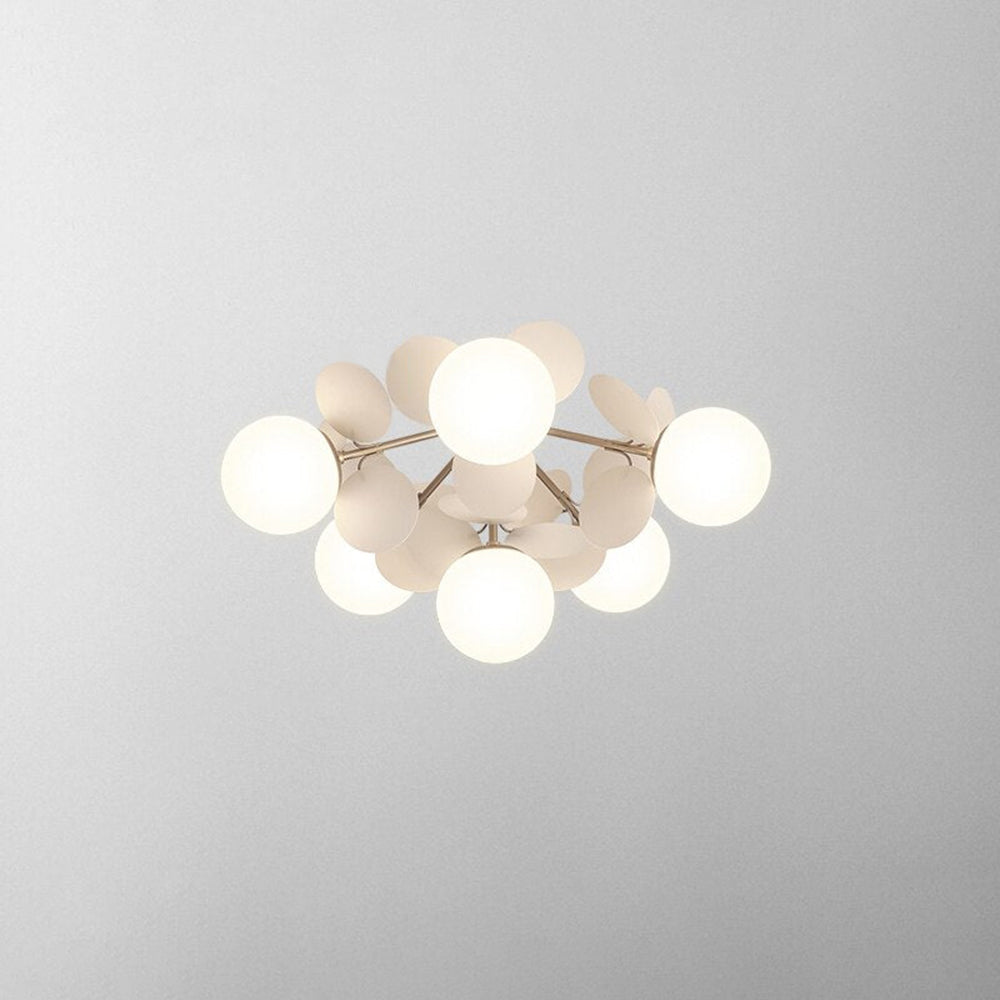 Nature-Inspired Chandelier Light | Vibrant Flower Branch Design 3