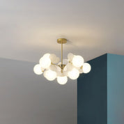 Nature-Inspired Chandelier Light | Vibrant Flower Branch Design 4