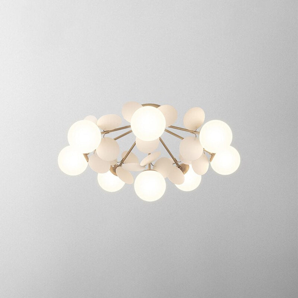 Nature-Inspired Chandelier Light | Vibrant Flower Branch Design 5