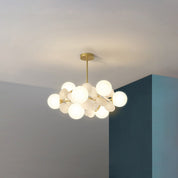 Nature-Inspired Chandelier Light | Vibrant Flower Branch Design 6