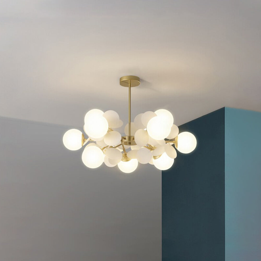 Nature-Inspired Chandelier Light | Vibrant Flower Branch Design 7