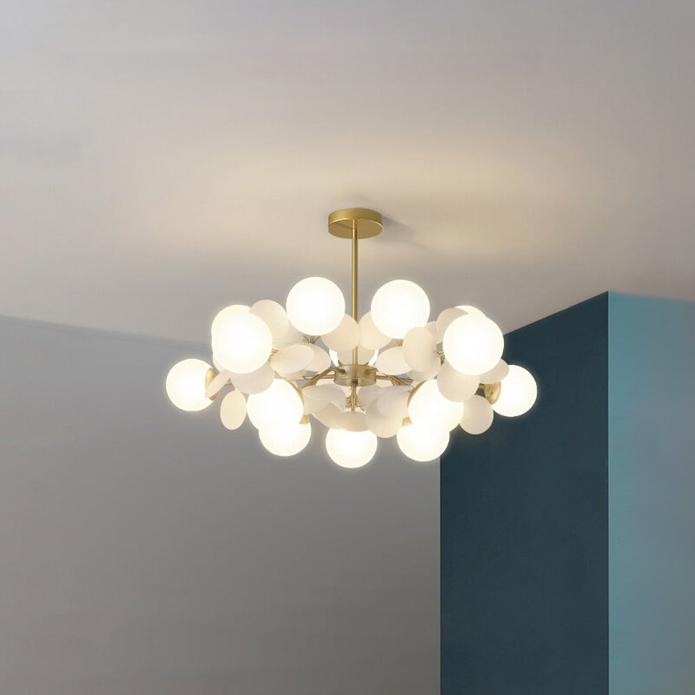 Nature-Inspired Chandelier Light | Vibrant Flower Branch Design 8