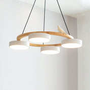 Nature-Inspired LED Chandelier | Modern Design with Adjustable Height 0