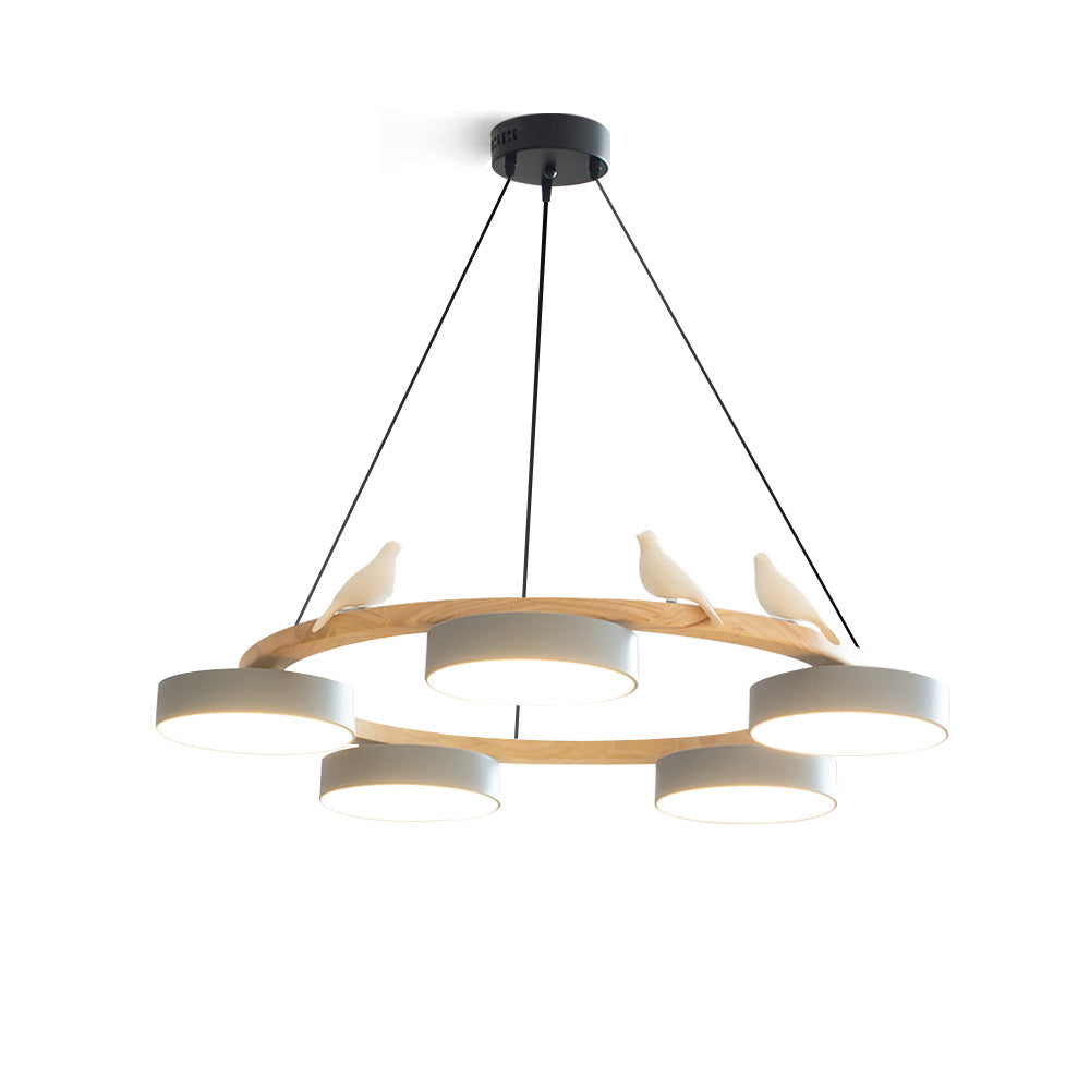 Nature-Inspired LED Chandelier | Modern Design with Adjustable Height 1