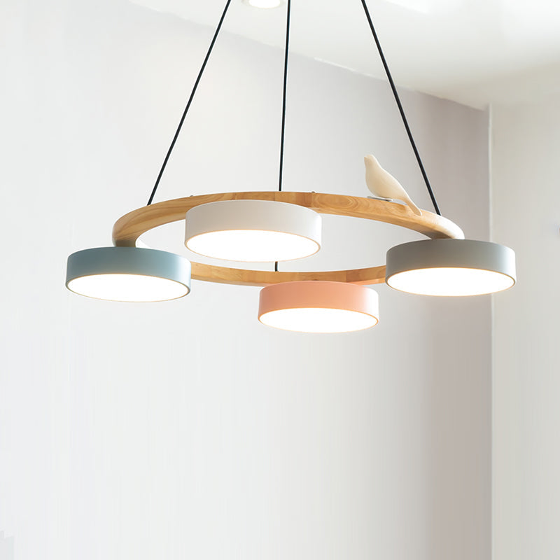 Nature-Inspired LED Chandelier | Modern Design with Adjustable Height 10