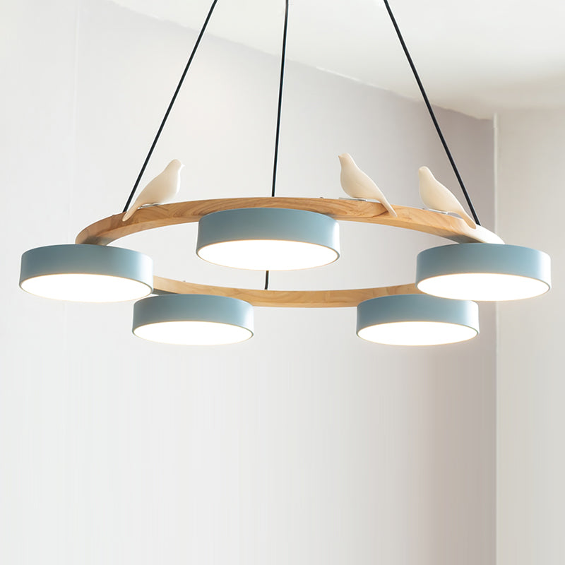 Nature-Inspired LED Chandelier | Modern Design with Adjustable Height 13
