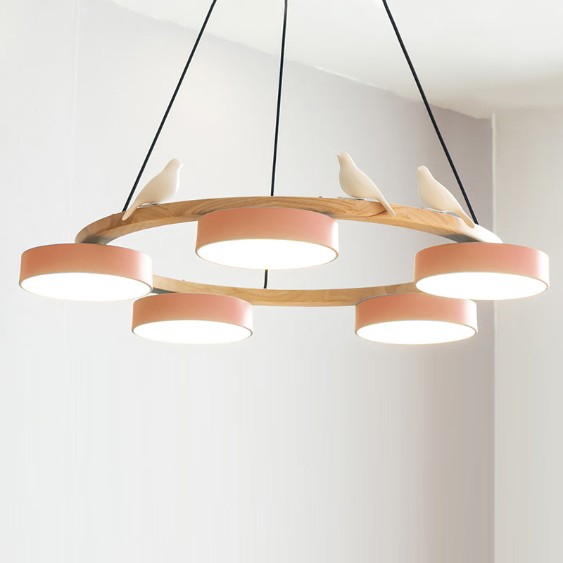 Nature-Inspired LED Chandelier | Modern Design with Adjustable Height 14