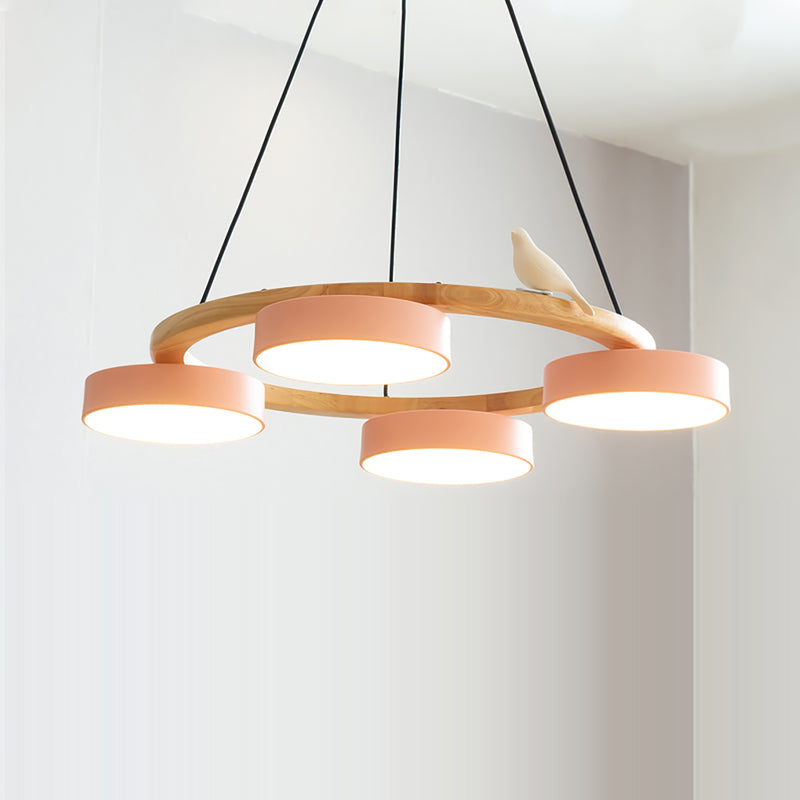 Nature-Inspired LED Chandelier | Modern Design with Adjustable Height 15