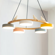 Nature-Inspired LED Chandelier | Modern Design with Adjustable Height 17