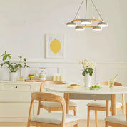 Nature-Inspired LED Chandelier | Modern Design with Adjustable Height 7