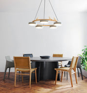 Nature-Inspired LED Chandelier | Modern Design with Adjustable Height 8