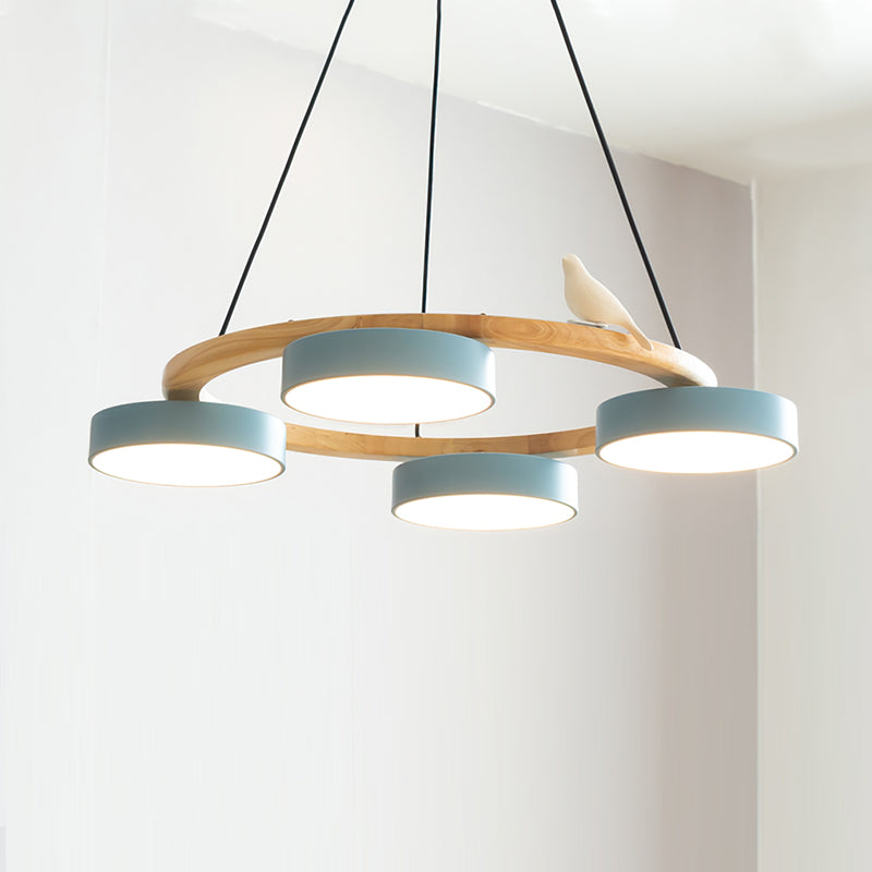 Nature-Inspired LED Chandelier | Modern Design with Adjustable Height 9