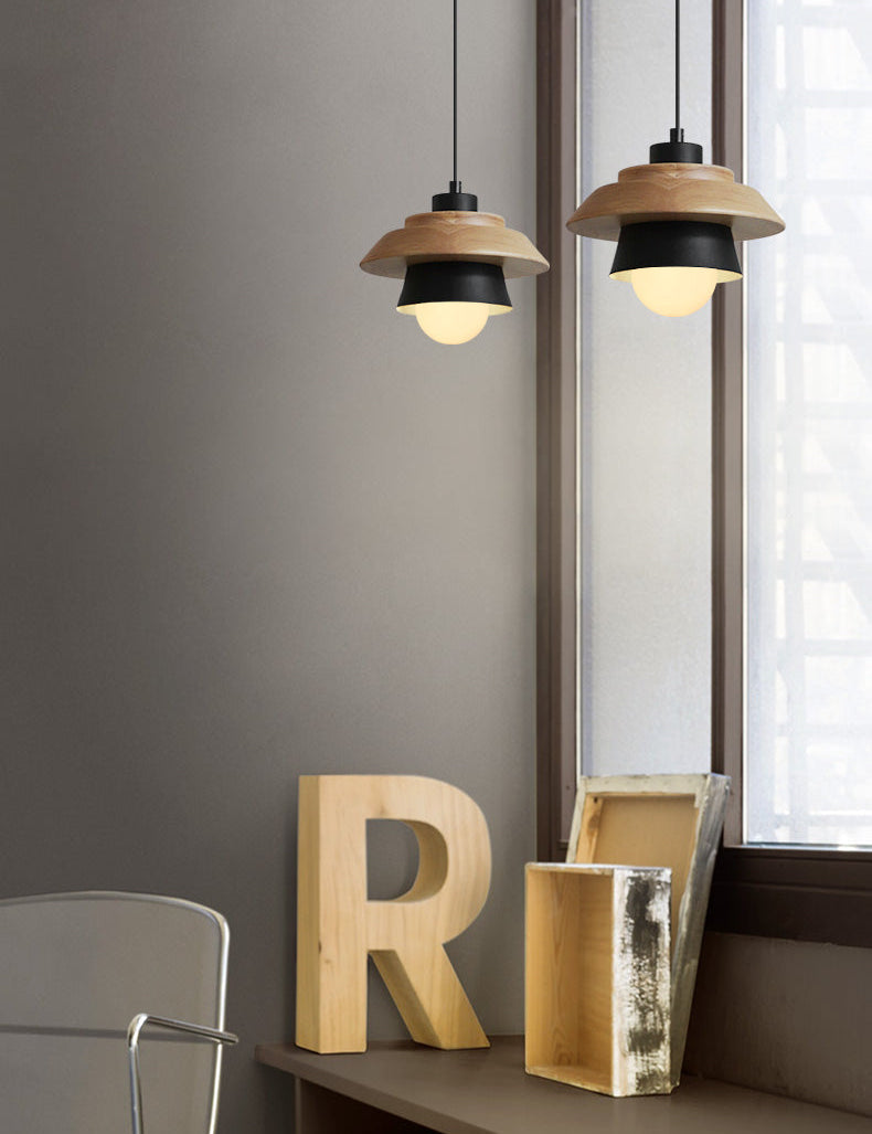 Olivia | Kitchen Pendant Lighting with Nordic Wood 0