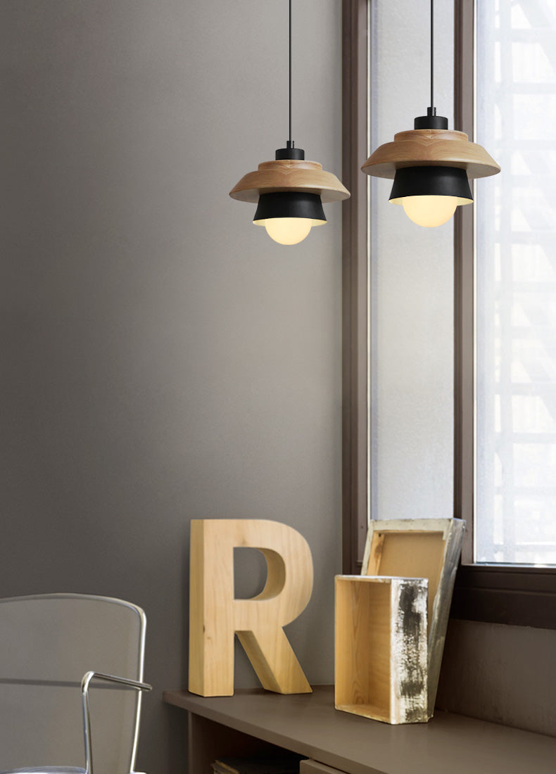 Olivia | Kitchen Pendant Lighting with Nordic Wood 0