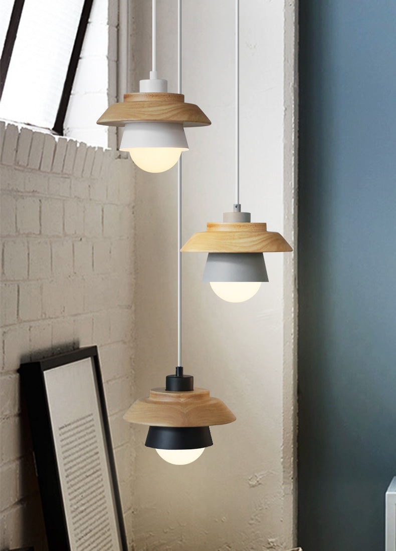 Olivia | Kitchen Pendant Lighting with Nordic Wood 10